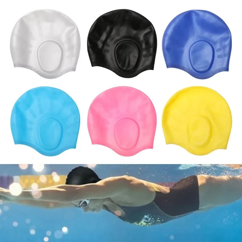 Swim Hat Silicone - Topi Renang Silikon untuk Pria Wanita