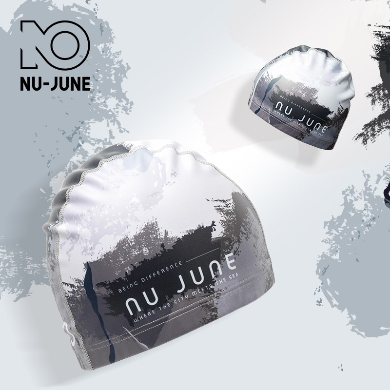 Swim Hat Silicone - Nujune Topi Renang Elastis Tinggi Dewasa