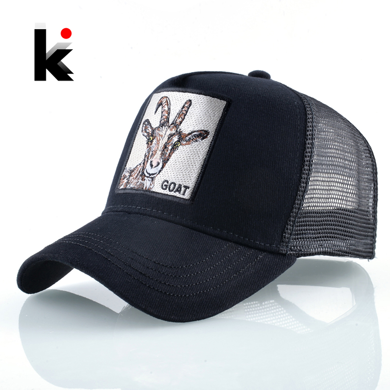 Trucker Cap Mesh - Topi bisbol modis pria wanita, Snapback