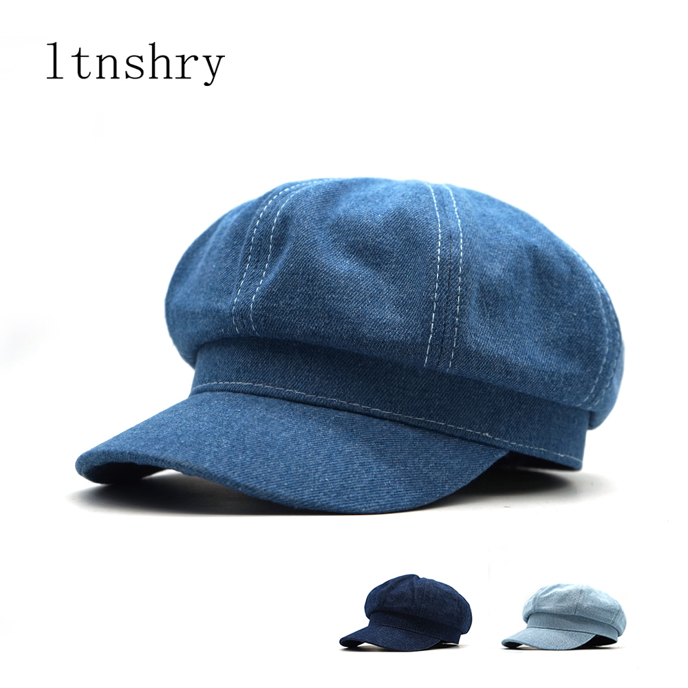 Dad Hat Cotton - Topi Wanita Baru Santai Segi Delapan