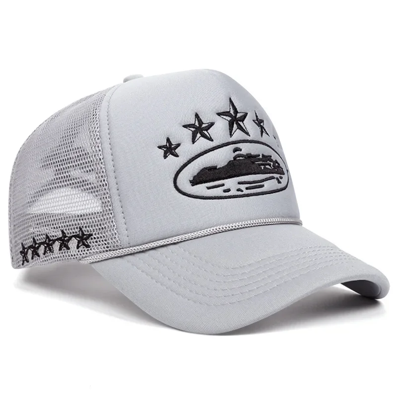 Topi Baseball Unisex Motif Bar - Trucker Cap Mesh ulasan dan harga