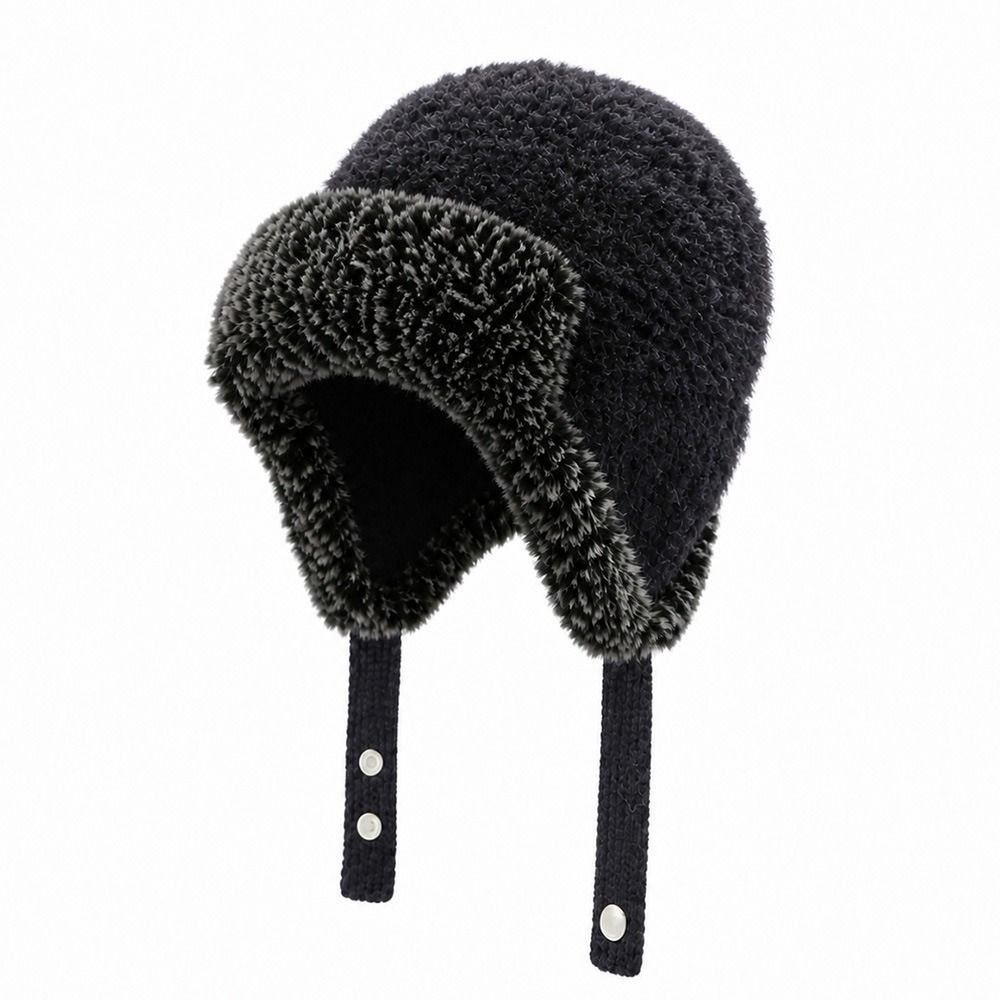 Topi Trapper Unisex Berlapis F - Winter Trapper Hat ulasan dan harga